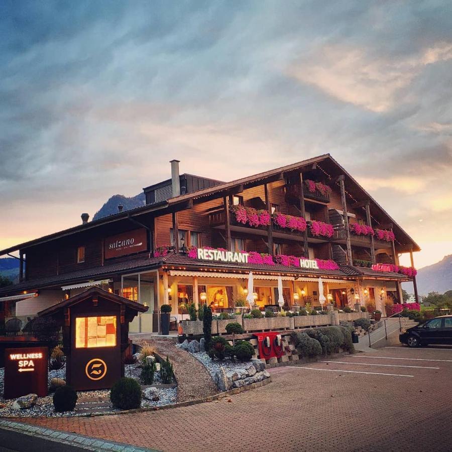 Salzano Hotel - Spa - Restaurant Unterseen エクステリア 写真